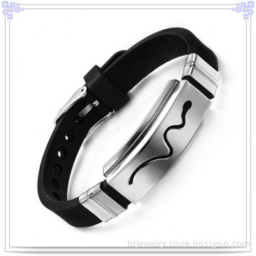 Wrist Band Rubber Bracelet for Silicone Bracelet (HR3078)